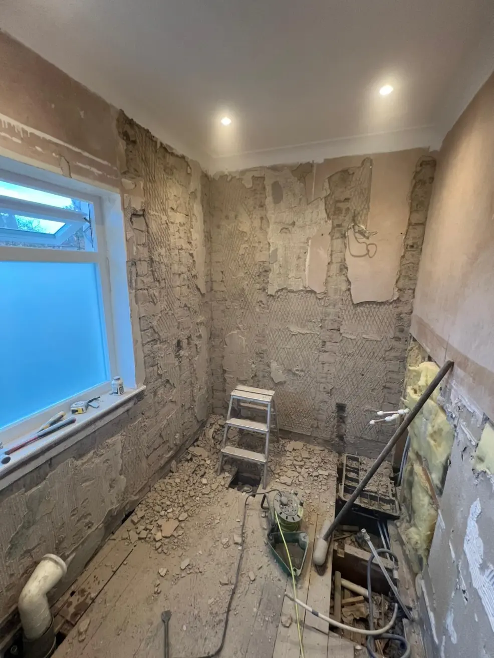 Bathroom preparation and installation