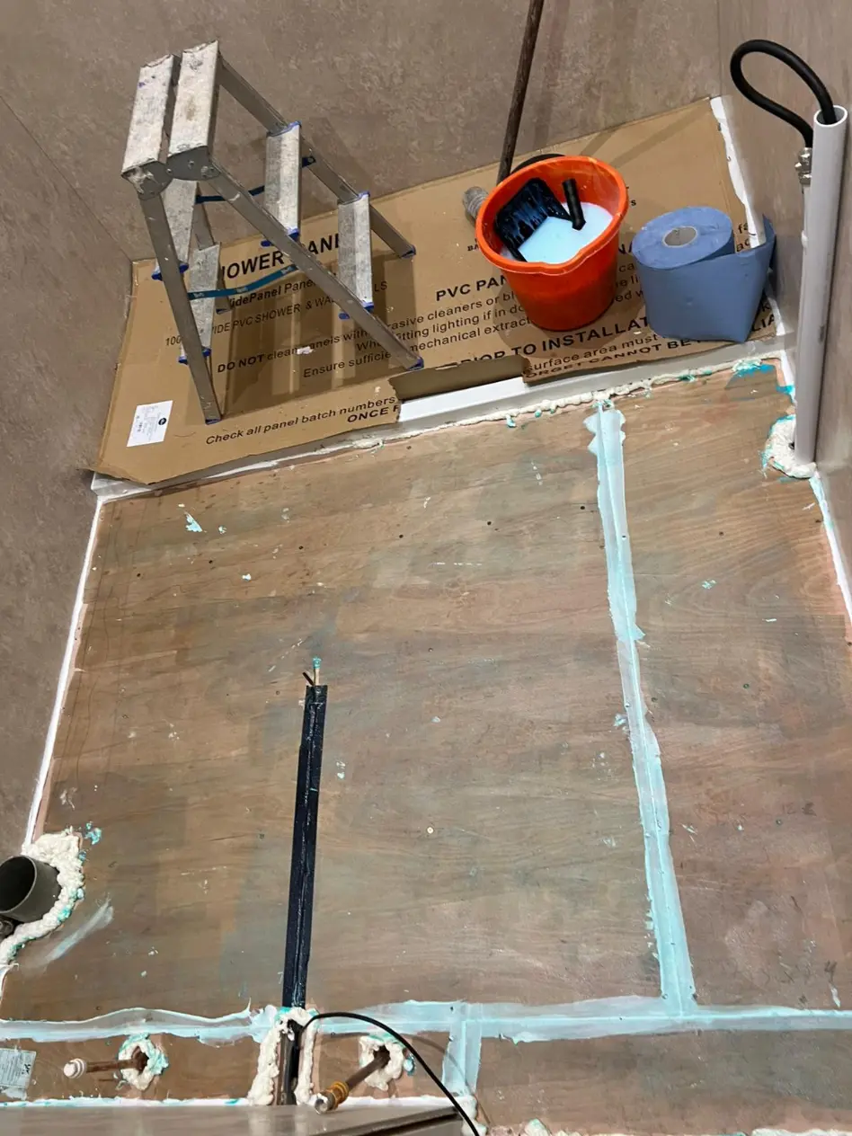Bathroom preparation and installation